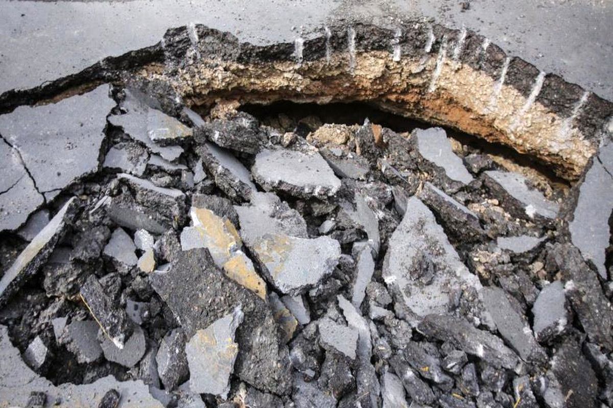 اصفهان- فرونشست زمین