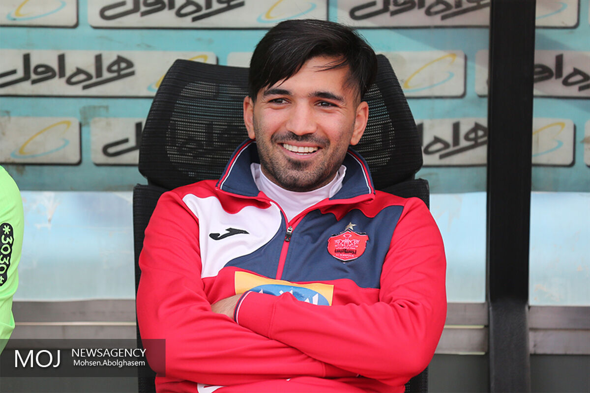 محسن مسلمان بازیکن تیم فوتبال پرسپولیس