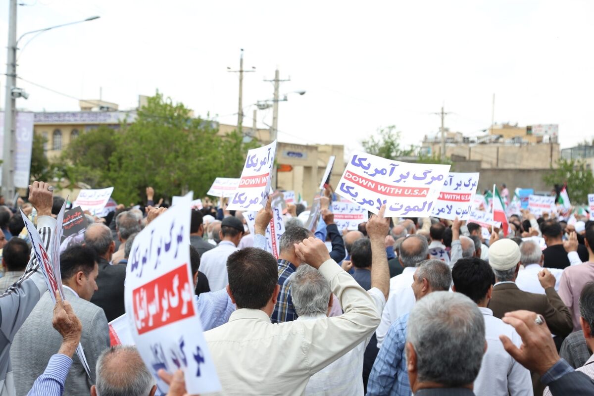راهپیمایی حمایت از عملیات وعده صادق+ شیراز