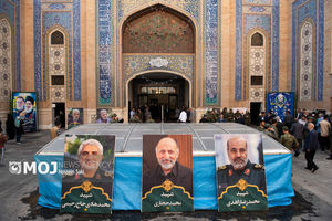 اولین سالگرد شهادت سردار زاهدی برگزار شد