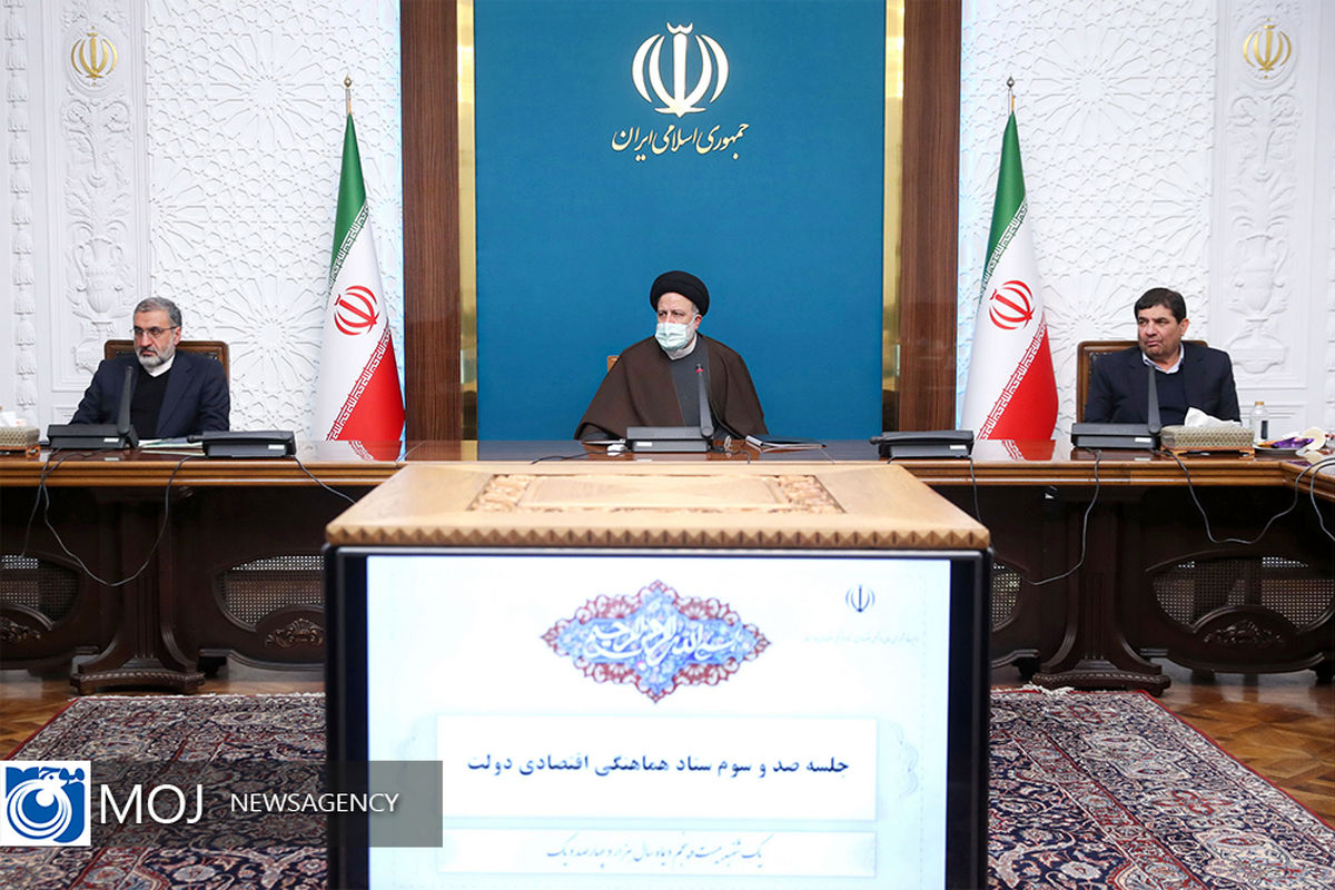 جلسه ستاد هماهنگی اقتصادی دولت