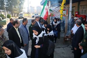 دانش آموزان دختر نواحی یک و دو رشت به اردوی راهیان نور اعزام شدند