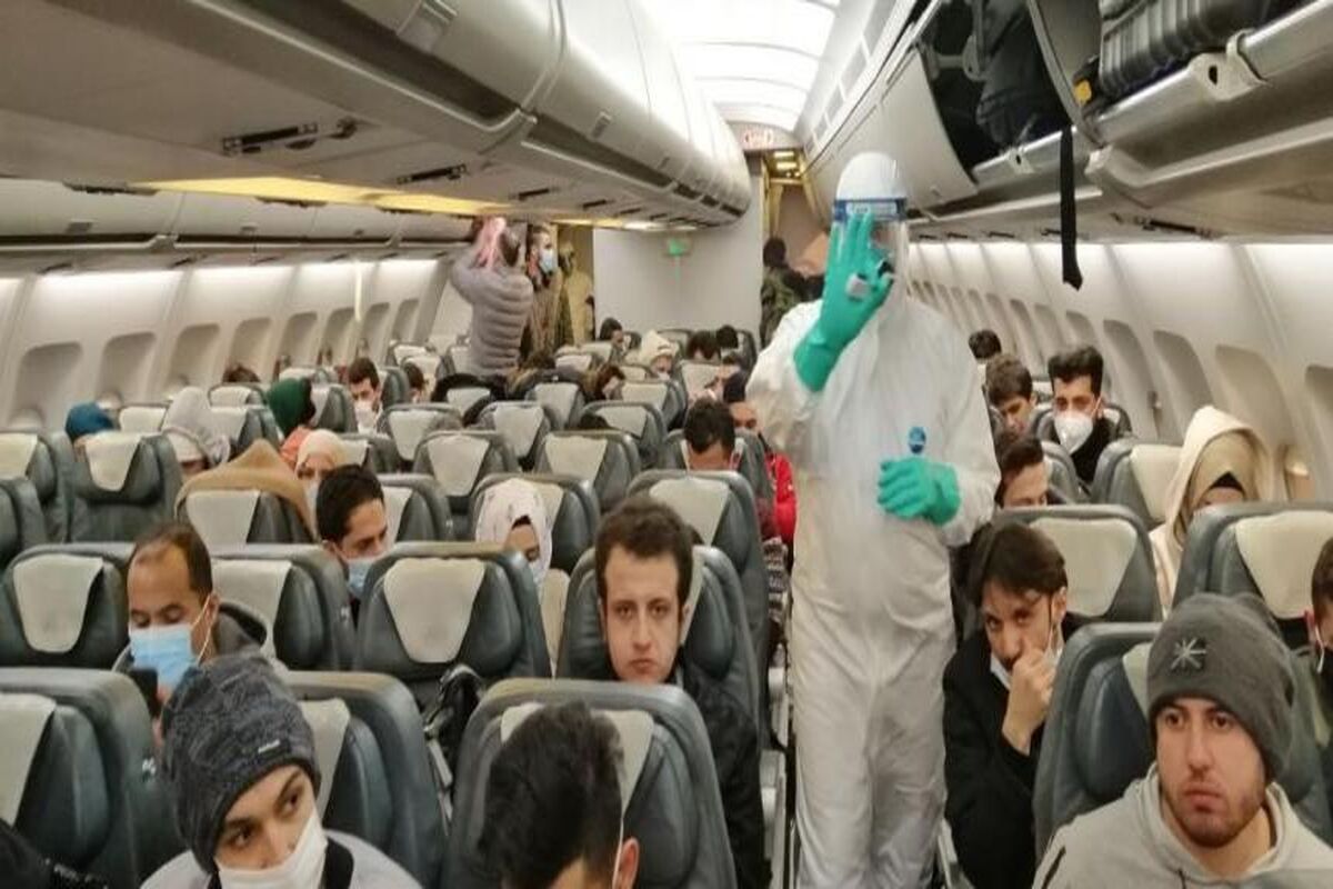 انتقال ایرانیان مقیم چین به کشور