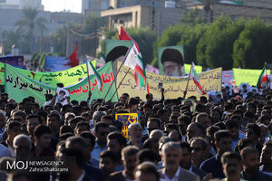 راهپیمایی مردمی در محکومیت حوادث روزهای اخیر در شهرهای مختلف