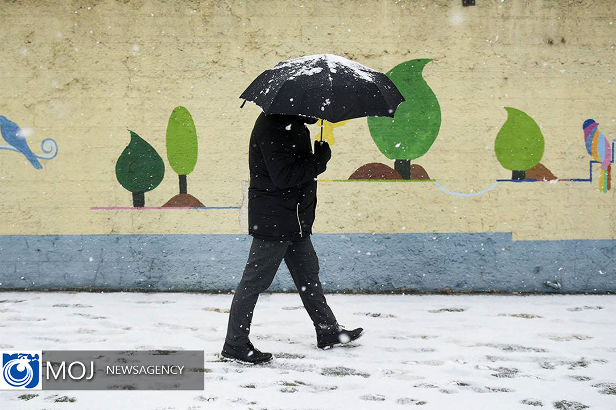 بارش برف در تهران