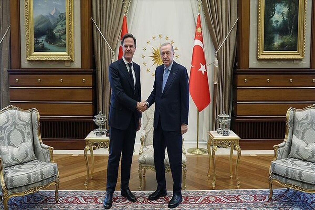 اردوغان و مارک روته