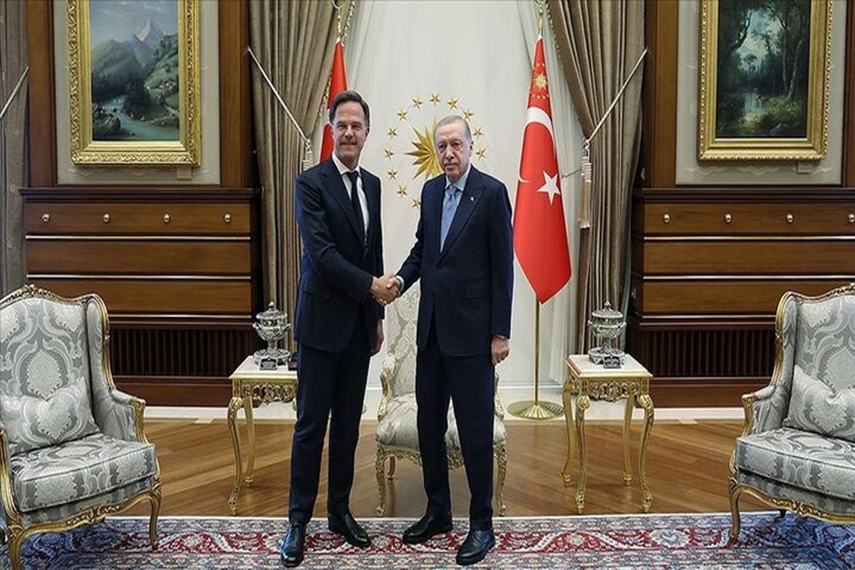 اردوغان و مارک روته