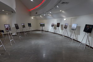 آغاز به کار نمایشگاه آثار برگزیده پنجمین عکسواره سراسری محرم کیش + فیلم