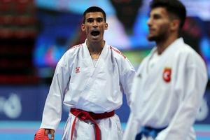 مرتضی نعمتی به مدال نقره کاراته قهرمانی مردان آسیا رسید