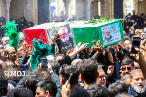 تشییع و تدفین پیکر شهید طهرانچی در حرم حضرت عبدالعظیم حسنی (ع)