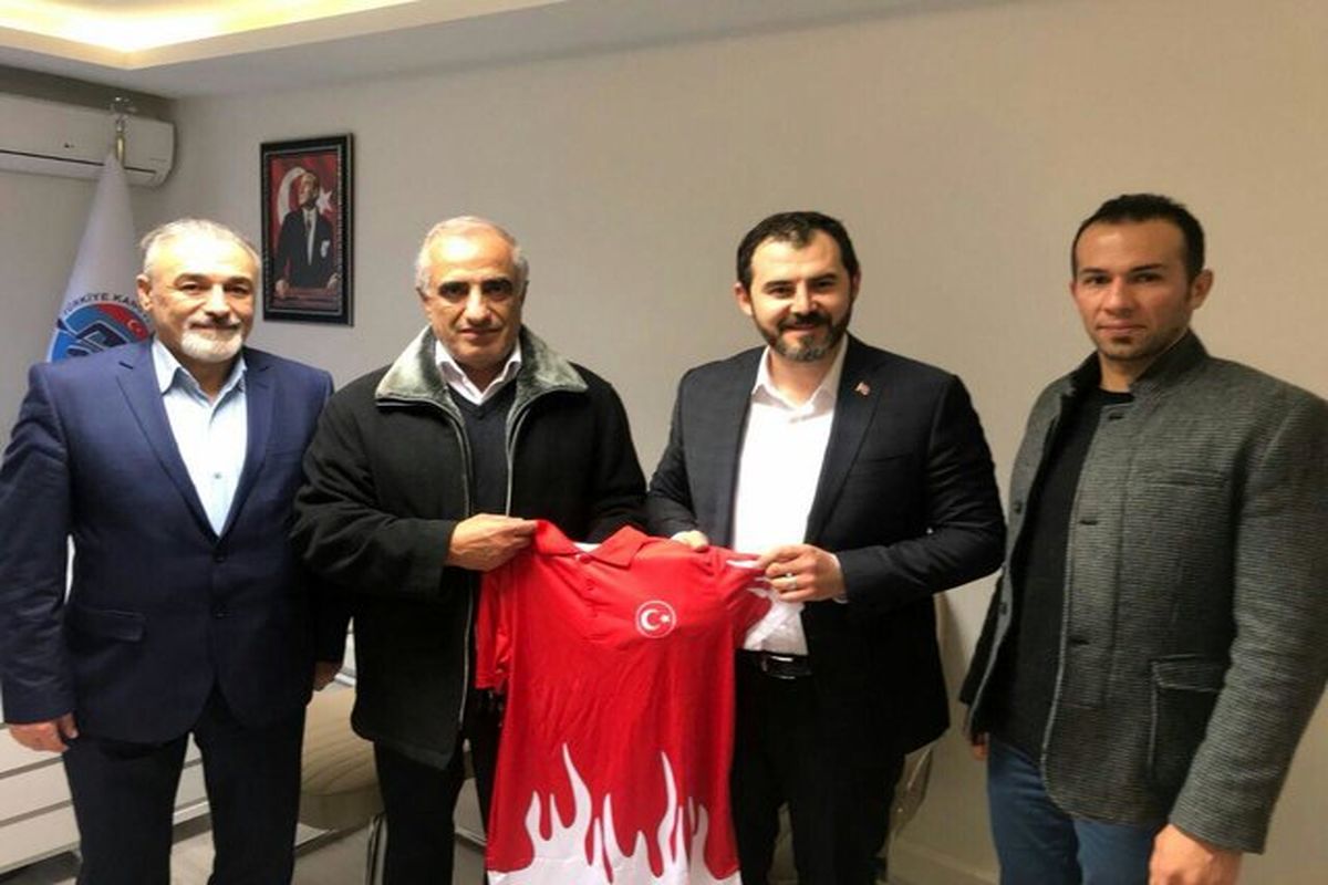 روسای فدراسیون قایقرانی ایران و ترکیه