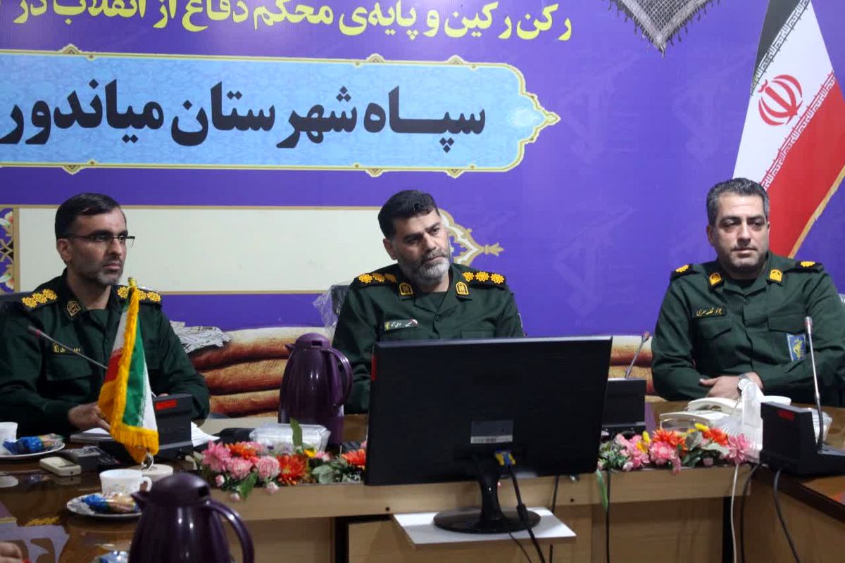 سرهنگ امام نژاد فرمانده سپاه میاندورود