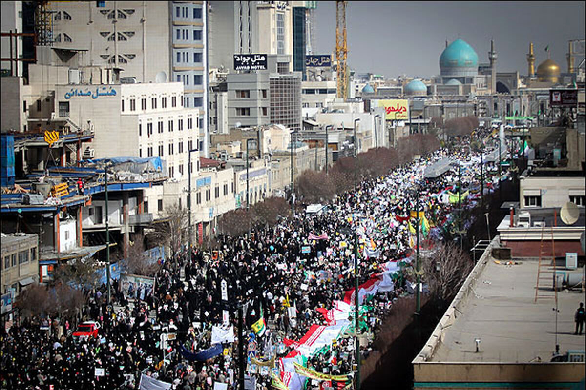 راهپیمایی 22 بهمن - مشهد