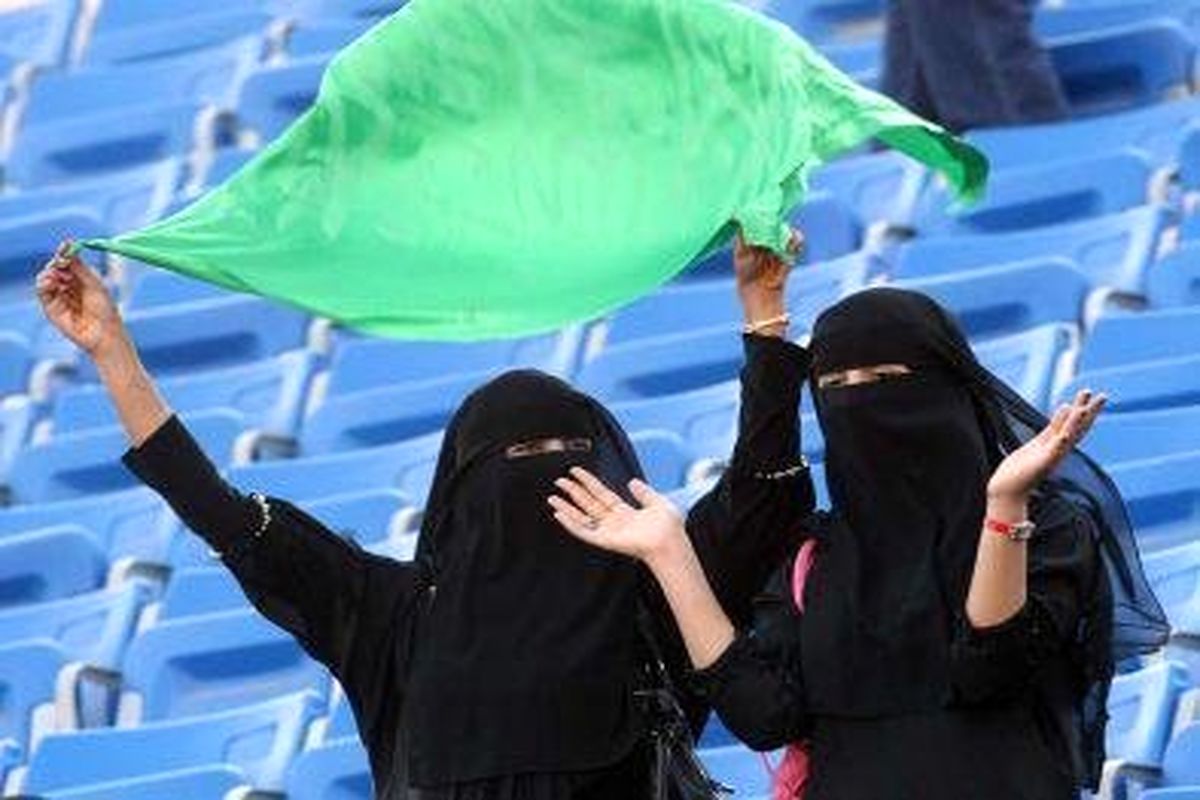 حضور بانوان عربستانی در استادیوم