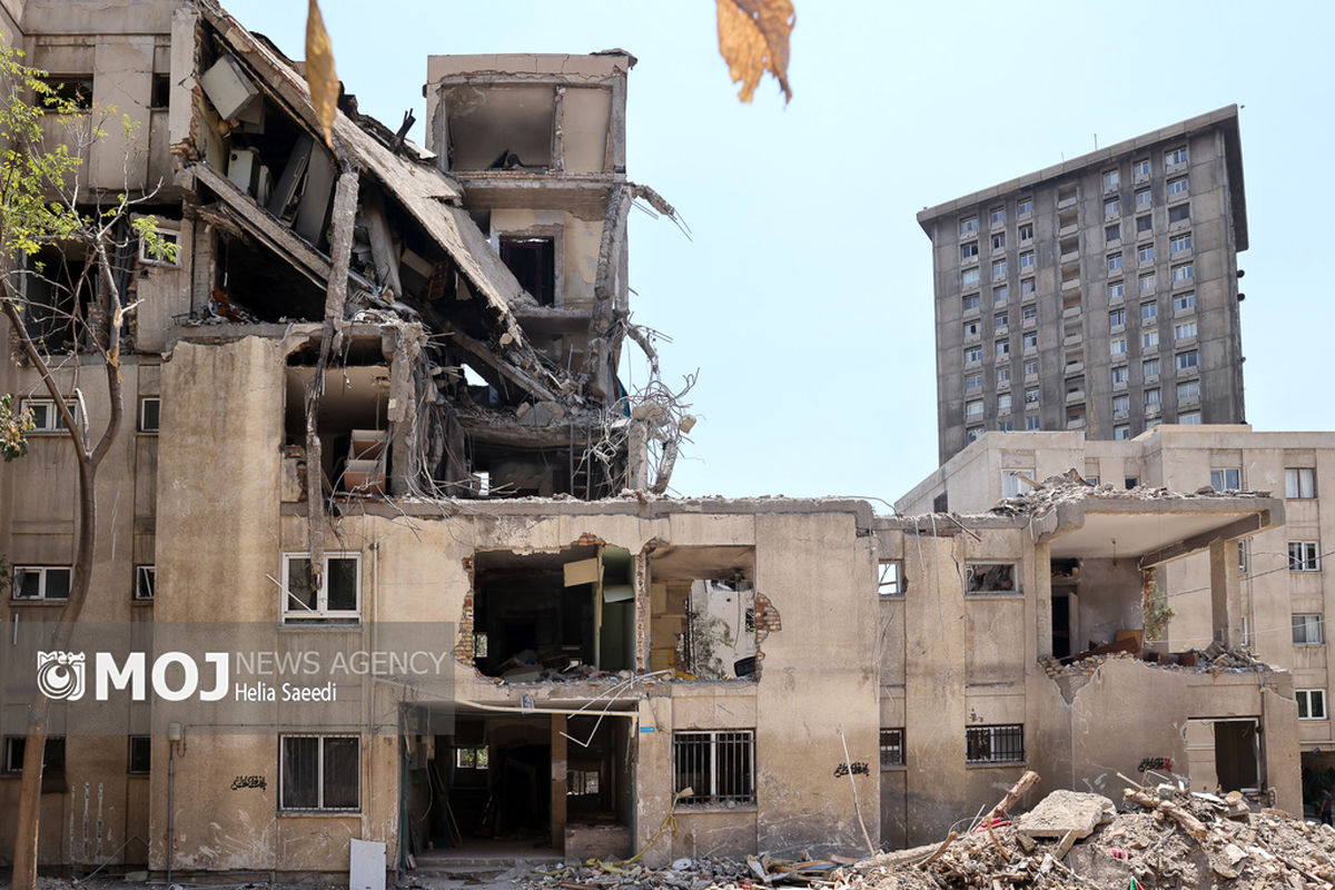 آثار حمله رژیم صهیونستی به منازل دانشمندان هسته ای