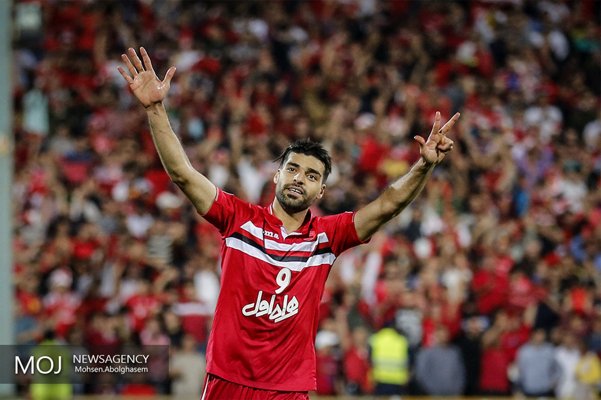 دیدار تیم های فوتبال پرسپولیس ایران و الوحده امارات