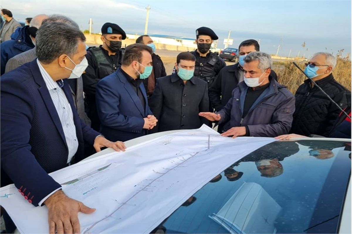 معاون وزیر راه در بندر امیرآباد