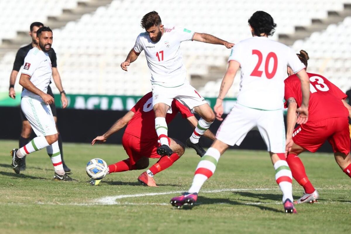 فوتبال ایران و لبنان1