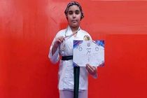  کسب مدال نقره کاراته شیتوریو کشور توسط آنیتا افروغ