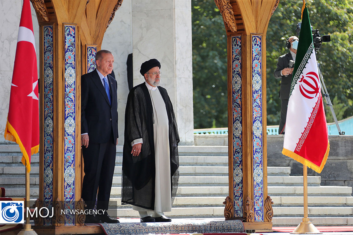 مراسم رسمی استقبال از اردوغان