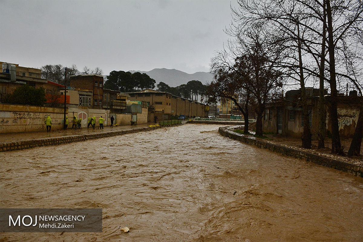 زنگ خطر سیل در خرم آباد