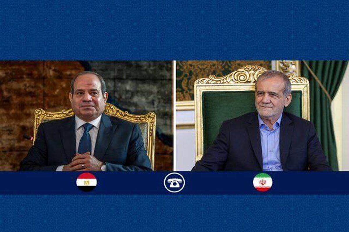 عبدالفتاح السیسی و مسعود پزشکیان