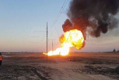 خط لوله گاز در سوریه منفجر شد
