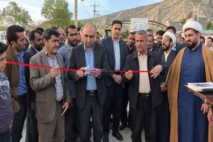 افتتاح ۵ طرح هادی روستایی در شهرستان لردگان 