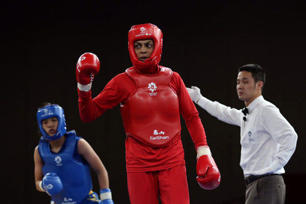 طلای جام جهانی ووشو در دستان شهربانو منصوریان