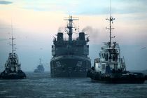 شناورهای نیروی دریایی جمهوری آذربایجان وارد منطقه عمومی رزمایش خزر شدند 