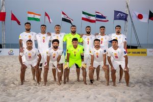 تیم ملی فوتبال ساحلی ایران به رتبه پنجم جهان صعود کرد