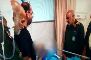 فرمانده کل سپاه از مجروحین حملات رژیم صهیونیستی به لبنان عیادت کرد