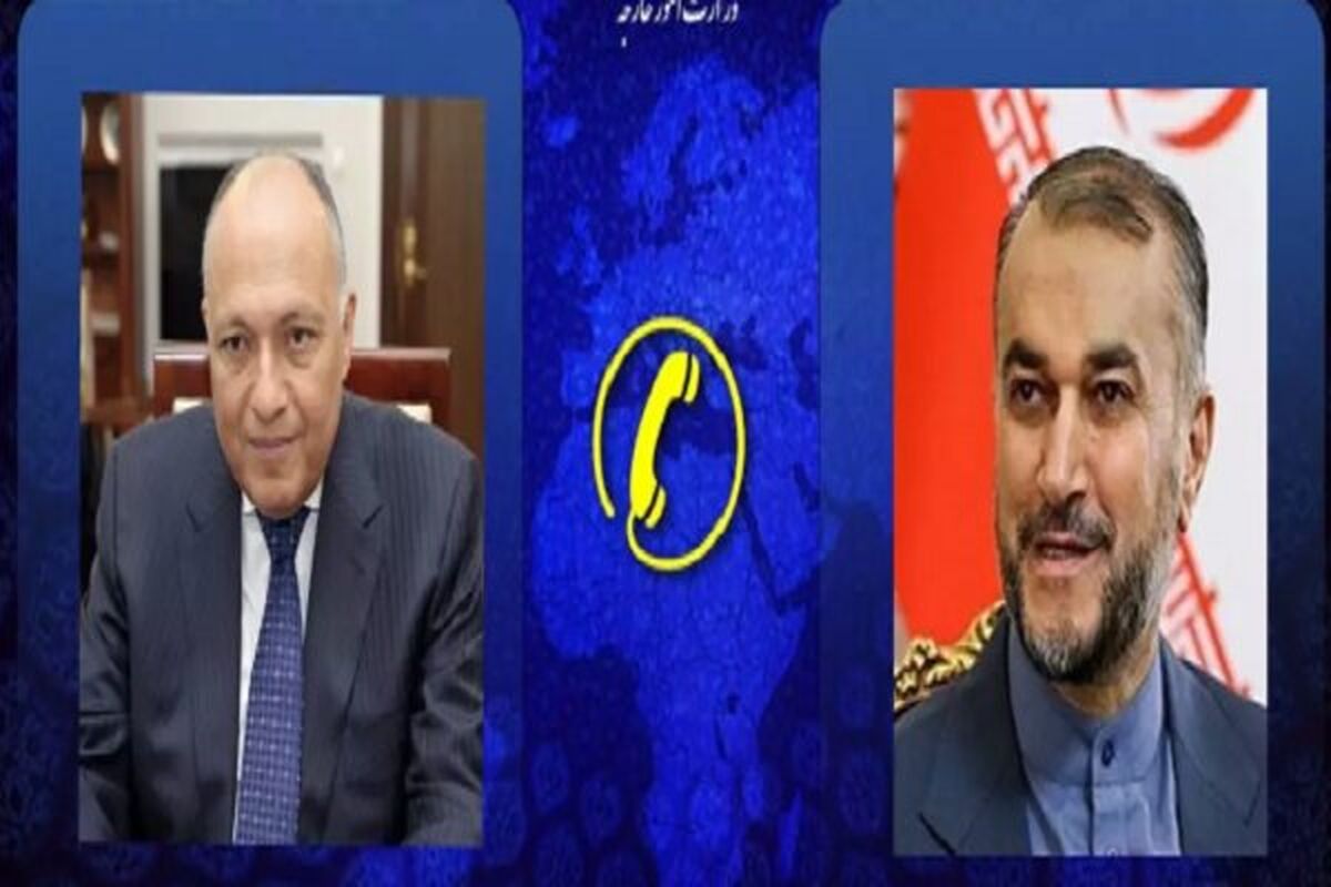 وزرای خارجه ایران و مصر