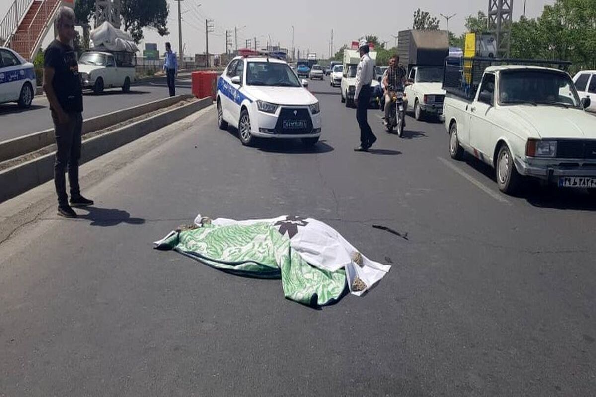 تصادف مرگ بار راننده 16ساله فاقد گواهینامه با یک خانم در رشت