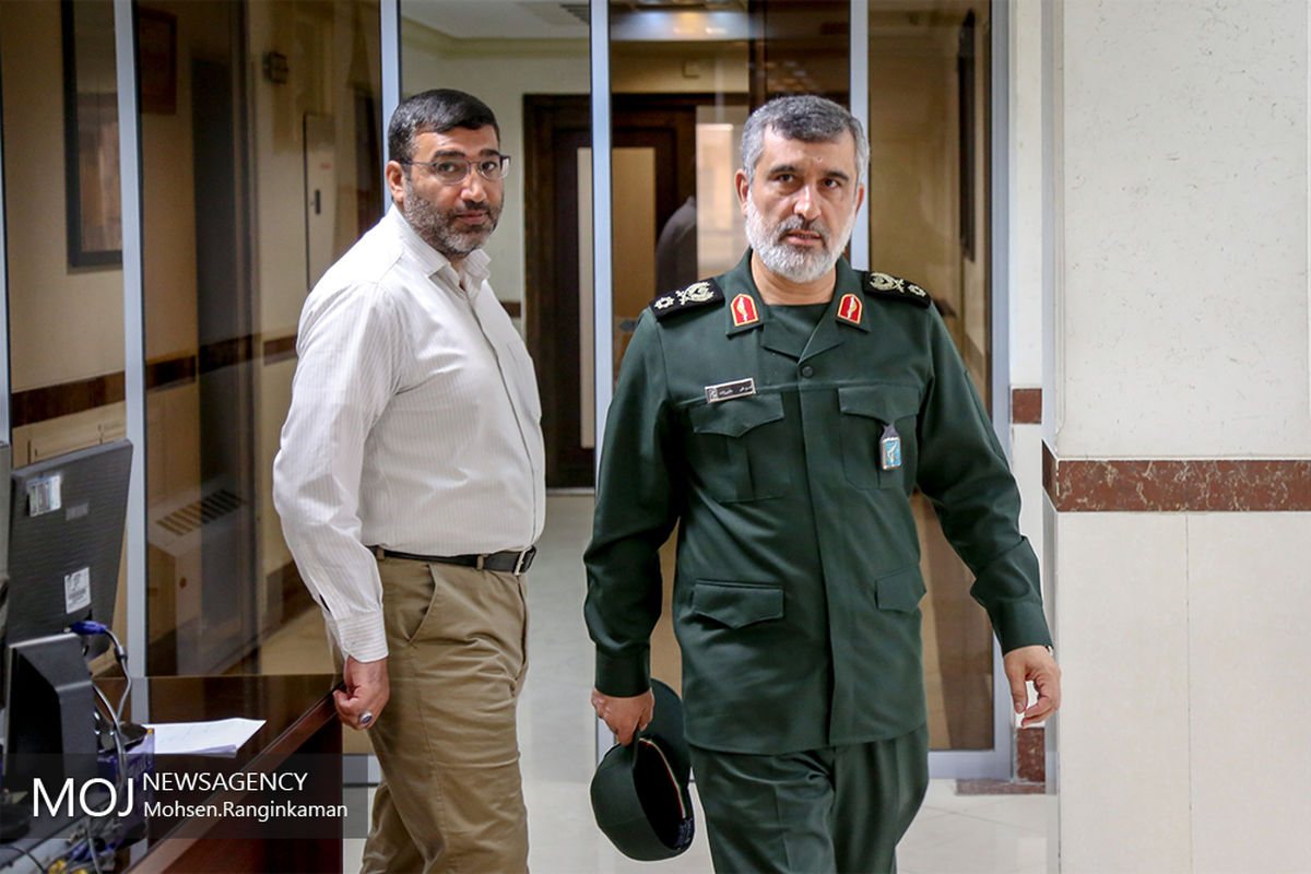 دیدار فرمانده پدافند هوایی عراق با فرمانده نیروی هوافضای سپاه