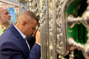 مشرف شدن وزیر کشور عراق به زیارت حرم مطهر حضرت معصومه (س) 
