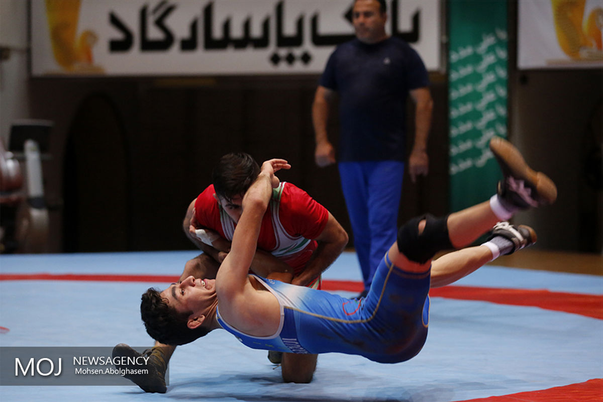 تمرین تیم ملی کشتی فرنگی 