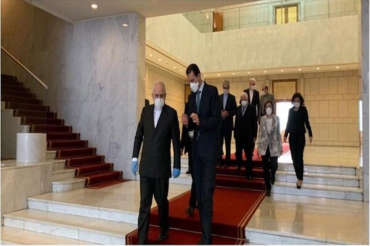 دیدار ظریف با بشار اسد
