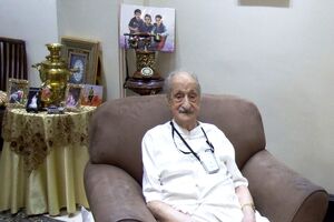 مدیرعامل موسسه هنرمندان پیشکسوت به دیدار عبدالوهاب شهیدی رفت