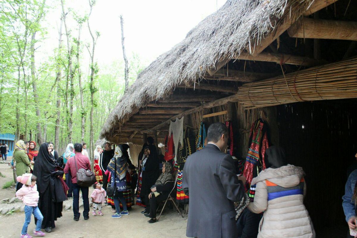 استقبال مسافران نوروزی از موزه میراث روستایی گیلان