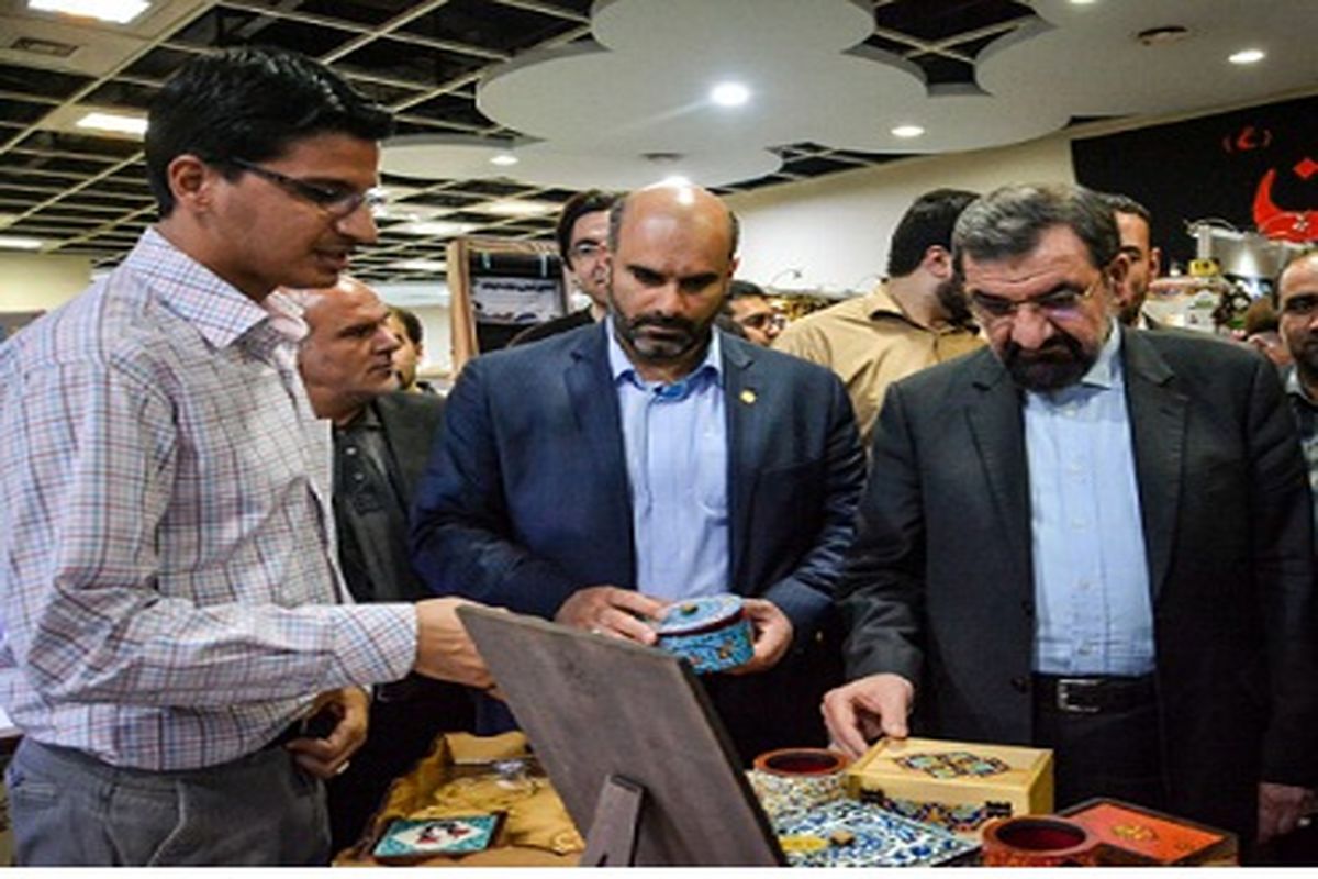 محسن رضایی درنمایشگاه «مهر در خشان 2» 