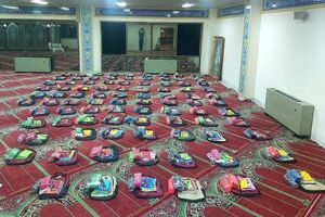 اهدای بسته‌های نوشت افزار با همت موسسه خیریه امام حسن مجتبی(ع) به دانش‌آموزان کم برخودار