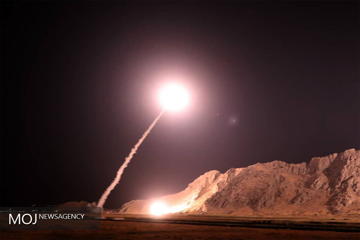 حمله موشکی نیروی هوا فضای سپاه به مقر فرماندهی تروریست های تکفیری