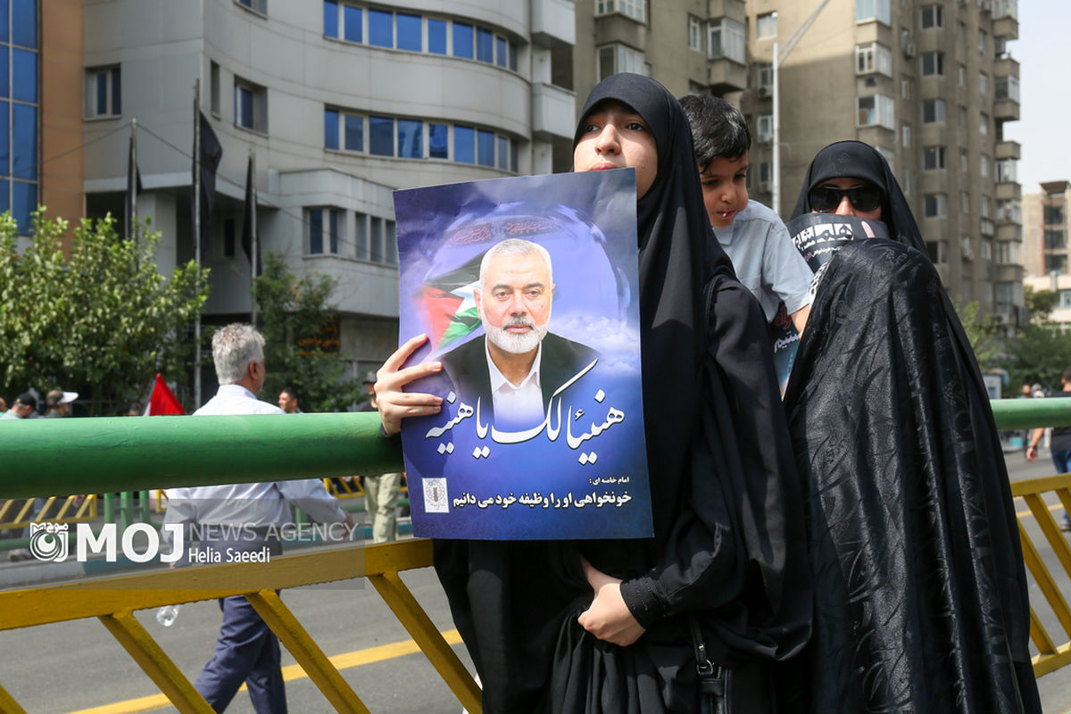 مراسم تشییع پیکر شهید اسماعیل هنیه