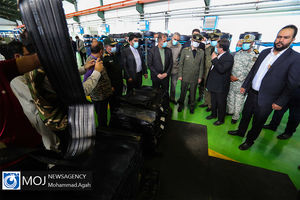 افتتاح کارخانه تولید لاستیک suv با حضور وزیر دفاع