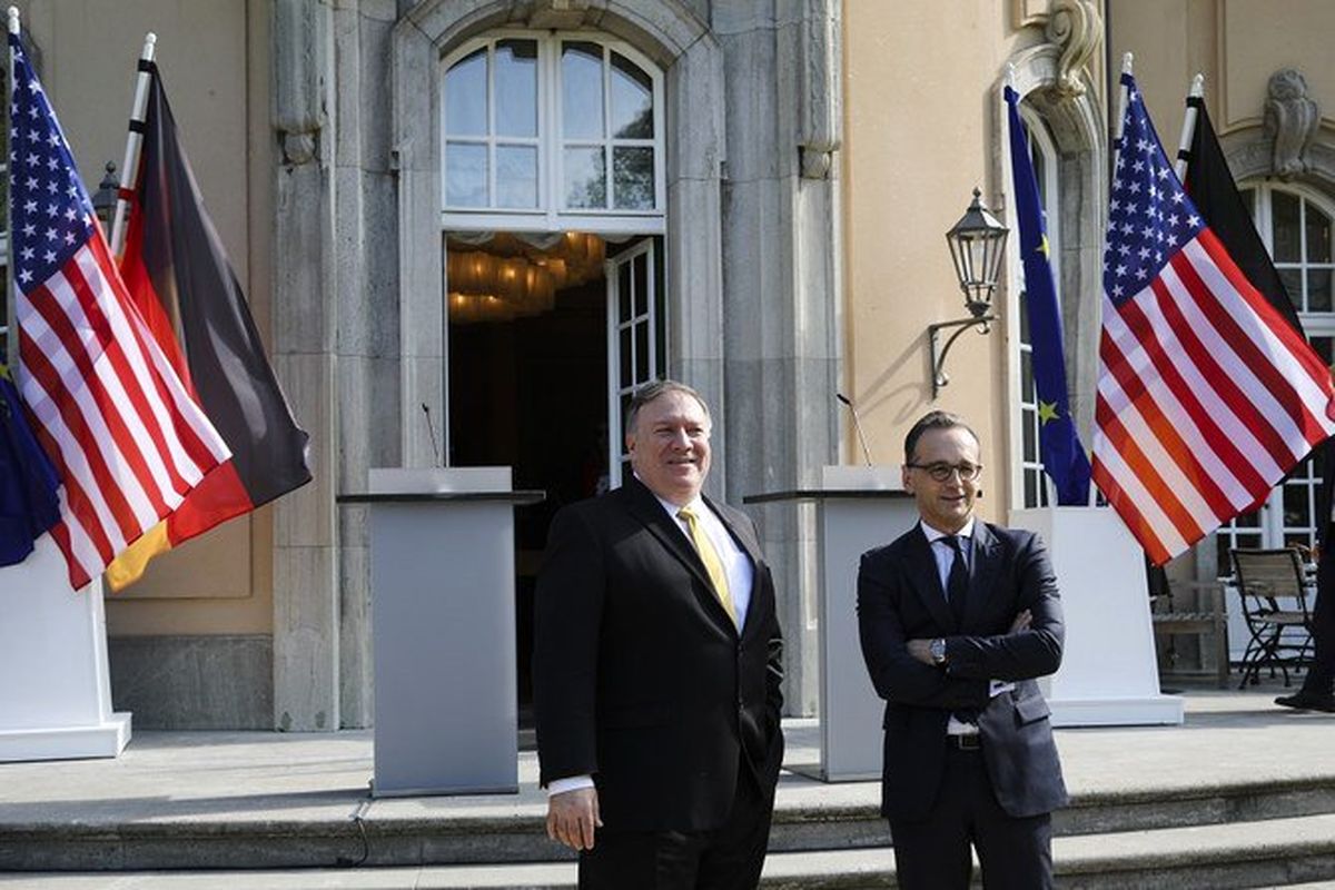 وزرای خارجه آلمان و آمریکا