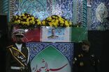 پیکر سپهبد موسوی در حرم بانوی کرامت به خاک سپرده شد