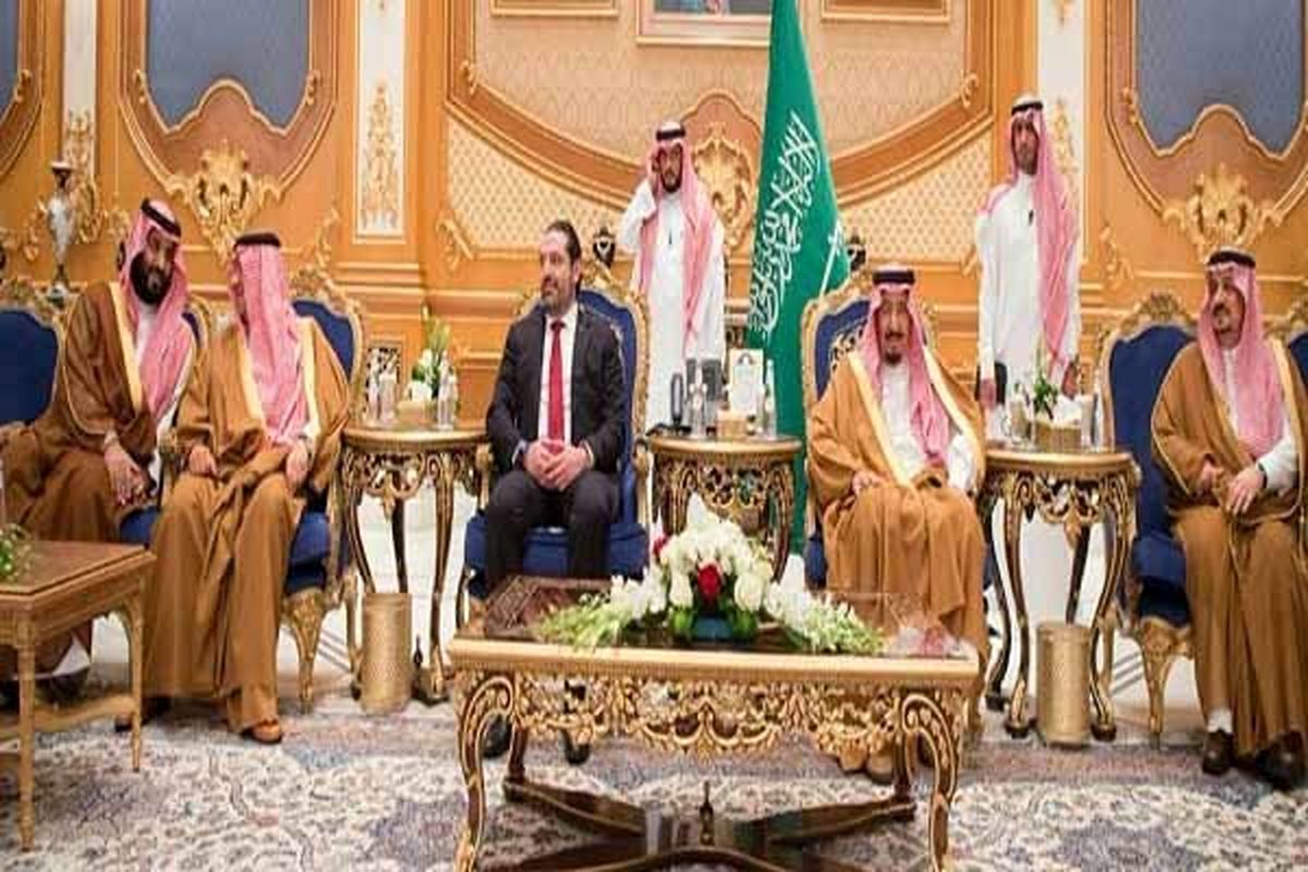 سعد حریری و ملک سلمان