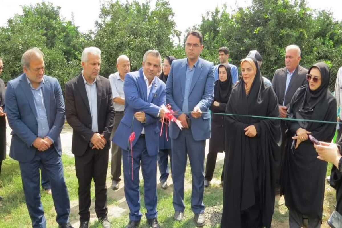 افتتاح دو طرح زیرساختی کشاورزی در قائم‌شهر