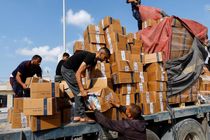 Decrease in Aid flow into Gaza